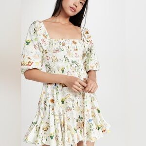 Rhode Astrid Print Dress Size M